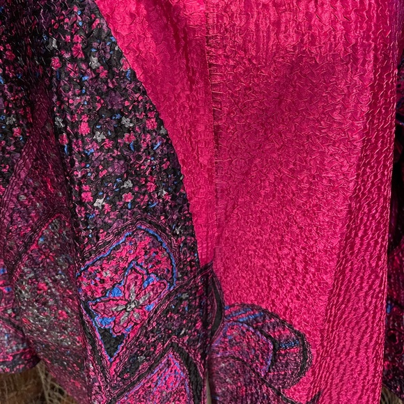 Womens Dressy Duster Jacket Coat 3X up to 5X Handcrafted Reversible  JD - Picture 2 of 16